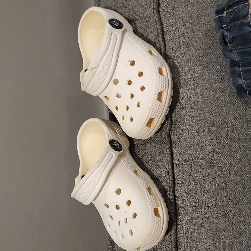 White Crocs